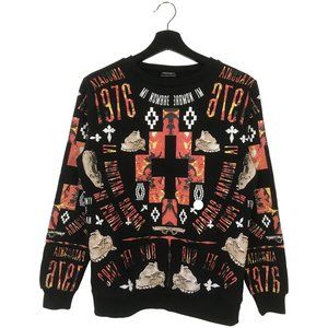 Marcelo Burlon Patagonia Fire Cross sweatshirt black